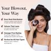 imageKitsch Ceramic Thermal Hair Rollers for Women  Self Grip Hair Curlers for Heatless Curls Overnight  Volumizing Large Rollers for Short ampamp Long Hair  For Long Lasting FrizzFree Curls  Black 8pcsBlack