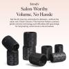 imageKitsch Ceramic Thermal Hair Rollers for Women  Self Grip Hair Curlers for Heatless Curls Overnight  Volumizing Large Rollers for Short ampamp Long Hair  For Long Lasting FrizzFree Curls  Black 8pcsBlack