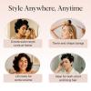 imageKitsch Ceramic Thermal Hair Rollers for Women  Self Grip Hair Curlers for Heatless Curls Overnight  Volumizing Large Rollers for Short ampamp Long Hair  For Long Lasting FrizzFree Curls  Black 8pcsBlack