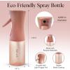 imageKitsch Continuous Spray Bottle for Hair  Fine Mist Water Mister ampamp Water Spray Bottle  Recycled Hair Spray Bottle  Spray Bottles for Cleaning Styling Plants ampamp More  Black 150mlTerracotta