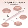 imageKitsch Dermaplane Razor for Women Face  Face Razors for Women ampamp Men Eyebrow Trimmer ampamp Face Shaver  Exfoliating Facial Razor ampamp Skin Care Tool for Smoother Skin  Black 6 pcsBlush
