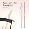 imageKitsch Dermaplane Razor for Women Face  Face Razors for Women ampamp Men Eyebrow Trimmer ampamp Face Shaver  Exfoliating Facial Razor ampamp Skin Care Tool for Smoother Skin  Black 6 pcsBlush