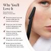 imageKitsch Dermaplane Razor for Women Face  Face Razors for Women ampamp Men Eyebrow Trimmer ampamp Face Shaver  Exfoliating Facial Razor ampamp Skin Care Tool for Smoother Skin  Black 6 pcsBlack