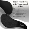 imageKitsch Detangler Brush  Gentle Curly Hair Brush with Flexible Bristles for All Hair Types  Wet or Dry  Detangling Hair Brushes for Women ampamp Men Adults ampamp Kids  BlackBlack