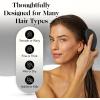 imageKitsch Detangler Brush  Gentle Curly Hair Brush with Flexible Bristles for All Hair Types  Wet or Dry  Detangling Hair Brushes for Women ampamp Men Adults ampamp Kids  BlackBlack