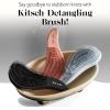 imageKitsch Detangler Brush  Gentle Curly Hair Brush with Flexible Bristles for All Hair Types  Wet or Dry  Detangling Hair Brushes for Women ampamp Men Adults ampamp Kids  BlackTerracotta