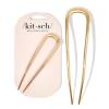 imageKitsch French Hair Pins for Women  Elegant ampamp Durable Metal Hair Fork for Updos Chignon Bun ampamp Twist Hairstyles Secure Hold All Day Comfortable Fit  Ideal Gifts for Women Gold 1pcGold
