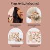 imageKitsch Hair Perfume for Women  Amber Shores  Clean Deodorizing ampamp Patented OdorEliminating Technology Hair Spray ampamp Body Mist  Freshen Hair Body ampamp Pillows  Woody Aquatic Scent  50mLWarm Sugar with Satin Scrunchies