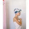 imageKitsch Luxury Shower Caps for Women Reusable Waterproof  Large Shower Cap for Women Nonslip Quickdry Hair Cap for Long and Short Hair Comfortable and Stylish Design  Blush DotFloral