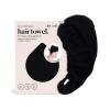 imageKitsch Microfiber Hair Towel Wrap for Women  Super Absorbent Hair Drying Towel  Quick Dry AntiFrizz  for Long ampamp Short Wet ampamp Curly Hair  BlackBlack