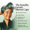 imageKitsch Microfiber Hair Towel Wrap for Women  Super Absorbent Hair Drying Towel  Quick Dry AntiFrizz  for Long ampamp Short Wet ampamp Curly Hair  BlackSlytherin