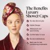 imageKitsch Microfiber Hair Towel Wrap for Women  Super Absorbent Hair Drying Towel  Quick Dry AntiFrizz  for Long ampamp Short Wet ampamp Curly Hair  BlackGryffindor
