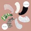 imageKitsch Microfiber Hair Towel Wrap for Women  Super Absorbent Hair Drying Towel  Quick Dry AntiFrizz  for Long ampamp Short Wet ampamp Curly Hair  BlackPalm Leaves