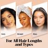 imageKitsch Microfiber Hair Towel Wrap for Women  Super Absorbent Hair Drying Towel  Quick Dry AntiFrizz  for Long ampamp Short Wet ampamp Curly Hair  BlackWhite black