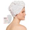 imageKitsch Microfiber Hair Towel Wrap for Women  Super Absorbent Hair Drying Towel  Quick Dry AntiFrizz  for Long ampamp Short Wet ampamp Curly Hair  BlackWhite black