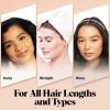 imageKitsch Microfiber Hair Towel Wrap for Women  Super Absorbent Hair Drying Towel  Quick Dry AntiFrizz  for Long ampamp Short Wet ampamp Curly Hair  BlackWhite Ivory