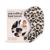 imageKitsch Microfiber Hair Towel Wrap for Women  Super Absorbent Hair Drying Towel  Quick Dry AntiFrizz  for Long ampamp Short Wet ampamp Curly Hair  BlackLeopard