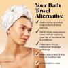 imageKitsch Microfiber Hair Towel Wrap for Women  Super Absorbent Hair Drying Towel  Quick Dry AntiFrizz  for Long ampamp Short Wet ampamp Curly Hair  BlackMickey Maze