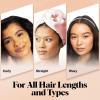 imageKitsch Microfiber Hair Towel Wrap for Women  Super Absorbent Hair Drying Towel  Quick Dry AntiFrizz  for Long ampamp Short Wet ampamp Curly Hair  BlackBlush