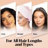 imageKitsch Microfiber Hair Towel Wrap for Women  Super Absorbent Hair Drying Towel  Quick Dry AntiFrizz  for Long ampamp Short Wet ampamp Curly Hair  BlackPink