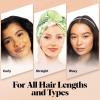 imageKitsch Microfiber Hair Towel Wrap for Women  Super Absorbent Hair Drying Towel  Quick Dry AntiFrizz  for Long ampamp Short Wet ampamp Curly Hair  BlackPalm Leaves