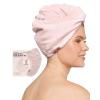 imageKitsch Microfiber Hair Towel Wrap for Women  Super Absorbent Hair Drying Towel  Quick Dry AntiFrizz  for Long ampamp Short Wet ampamp Curly Hair  BlackPink