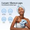 imageKitsch Microfiber Hair Towel Wrap for Women  Super Absorbent Hair Drying Towel  Quick Dry AntiFrizz  for Long ampamp Short Wet ampamp Curly Hair  BlackToile De Blue