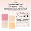 imageKitsch Shampoo and Conditioner Set  4pc Sampler Bars with Rice Water Shampoo and Conditioner Castor Oil Shampoo ampamp Coconut Oil Conditioner  BottleFree Beauty for Hair Growth Repair ampamp Moisture