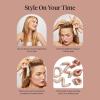 imageKitsch XL Flexi Rods for Heatless Curls Overnight  Soft Velvet Hair Rollers for Women  Hair Curlers to Sleep In  Eucalyptus 4pcsDisney Princess