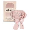 imageKitsch XL Satin Bonnet for Sleeping  Softer Than Silk Hair Bonnet for Women  Secure Fit Adjustable Night Cap for Curly ampamp Textured Hair  Prevents Breakage Tangles ampamp Thinning  AuraBlush