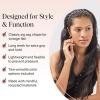 imageKitsch Zig Zag Headbands for Women Non Slip  Fashion Accessories for Slicked Back Styles  Comfortable Comb Headband with Teeth  Ideal Gifts for Women  Tortoise ampamp Black Headband  2 pcsNeutral