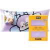 imageKitsch x Bridgerton Satin Pillowcase with Zipper for Hair Skin Softer Than Silk Pillow Cases WrinkleFree Cooling Satin Pillow Covers Bridgerton  Toile De Blue Standard Size 19quotx26quotBt21  Mang