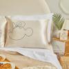 imageKitsch x Bridgerton Satin Pillowcase with Zipper for Hair Skin Softer Than Silk Pillow Cases WrinkleFree Cooling Satin Pillow Covers Bridgerton  Toile De Blue Standard Size 19quotx26quotDisney  Minnie Mouse