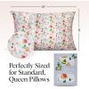 imageKitsch x Bridgerton Satin Pillowcase with Zipper for Hair Skin Softer Than Silk Pillow Cases WrinkleFree Cooling Satin Pillow Covers Bridgerton  Toile De Blue Standard Size 19quotx26quotElf  Periwinkle Christmas