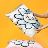 imageKitsch x Bridgerton Satin Pillowcase with Zipper for Hair Skin Softer Than Silk Pillow Cases WrinkleFree Cooling Satin Pillow Covers Bridgerton  Toile De Blue Standard Size 19quotx26quotBt21  Van