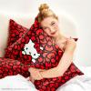 imageKitsch x Bridgerton Satin Pillowcase with Zipper for Hair Skin Softer Than Silk Pillow Cases WrinkleFree Cooling Satin Pillow Covers Bridgerton  Toile De Blue Standard Size 19quotx26quotHello Kitty  Sea of Bows