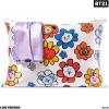 imageKitsch x Bridgerton Satin Pillowcase with Zipper for Hair Skin Softer Than Silk Pillow Cases WrinkleFree Cooling Satin Pillow Covers Bridgerton  Toile De Blue Standard Size 19quotx26quotBt21  Mang