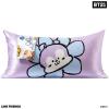 imageKitsch x Bridgerton Satin Pillowcase with Zipper for Hair Skin Softer Than Silk Pillow Cases WrinkleFree Cooling Satin Pillow Covers Bridgerton  Toile De Blue Standard Size 19quotx26quotBt21  Mang