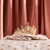 imageKitsch x Bridgerton Satin Pillowcase with Zipper for Hair Skin Softer Than Silk Pillow Cases WrinkleFree Cooling Satin Pillow Covers Bridgerton  Toile De Blue Standard Size 19quotx26quotDisney  Desert Crown