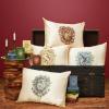 imageKitsch x Bridgerton Satin Pillowcase with Zipper for Hair Skin Softer Than Silk Pillow Cases WrinkleFree Cooling Satin Pillow Covers Bridgerton  Toile De Blue Standard Size 19quotx26quotHarry Potter  Gryffindor