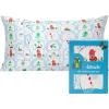 imageKitsch x Bridgerton Satin Pillowcase with Zipper for Hair Skin Softer Than Silk Pillow Cases WrinkleFree Cooling Satin Pillow Covers Bridgerton  Toile De Blue Standard Size 19quotx26quotElf  North Pole