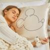 imageKitsch x Bridgerton Satin Pillowcase with Zipper for Hair Skin Softer Than Silk Pillow Cases WrinkleFree Cooling Satin Pillow Covers Bridgerton  Toile De Blue Standard Size 19quotx26quotDisney  Mickey Mouse