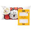 imageKitsch x Bridgerton Satin Pillowcase with Zipper for Hair Skin Softer Than Silk Pillow Cases WrinkleFree Cooling Satin Pillow Covers Bridgerton  Toile De Blue Standard Size 19quotx26quotBt21  Rj
