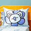 imageKitsch x Bridgerton Satin Pillowcase with Zipper for Hair Skin Softer Than Silk Pillow Cases WrinkleFree Cooling Satin Pillow Covers Bridgerton  Toile De Blue Standard Size 19quotx26quotBt21  Koya