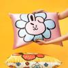 imageKitsch x Bridgerton Satin Pillowcase with Zipper for Hair Skin Softer Than Silk Pillow Cases WrinkleFree Cooling Satin Pillow Covers Bridgerton  Toile De Blue Standard Size 19quotx26quotBt21  Cooky