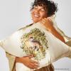imageKitsch x Bridgerton Satin Pillowcase with Zipper for Hair Skin Softer Than Silk Pillow Cases WrinkleFree Cooling Satin Pillow Covers Bridgerton  Toile De Blue Standard Size 19quotx26quotHarry Potter  Hufflepuff