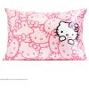 imageKitsch x Bridgerton Satin Pillowcase with Zipper for Hair Skin Softer Than Silk Pillow Cases WrinkleFree Cooling Satin Pillow Covers Bridgerton  Toile De Blue Standard Size 19quotx26quotHello Kitty  Pink Kitty Faces