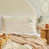 imageKitsch x Bridgerton Satin Pillowcase with Zipper for Hair Skin Softer Than Silk Pillow Cases WrinkleFree Cooling Satin Pillow Covers Bridgerton  Toile De Blue Standard Size 19quotx26quotDisney  Minnie Mouse