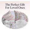 imageKitsch x Bridgerton Satin Pillowcase with Zipper for Hair Skin Softer Than Silk Pillow Cases WrinkleFree Cooling Satin Pillow Covers Bridgerton  Toile De Blue Standard Size 19quotx26quotElf  Periwinkle Christmas