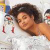 imageKitsch x Bridgerton Satin Pillowcase with Zipper for Hair Skin Softer Than Silk Pillow Cases WrinkleFree Cooling Satin Pillow Covers Bridgerton  Toile De Blue Standard Size 19quotx26quotWonder Woman  Believe in Wonder